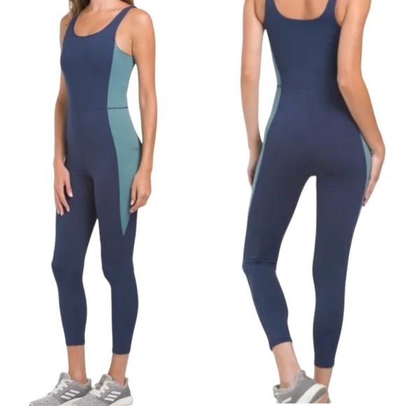 NWT Move Theology Colorblock Athletic Bodysuit - Picture 1 of 16
